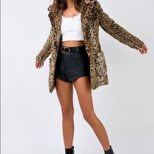 PRINCESS POLLY CHEETAH COAT